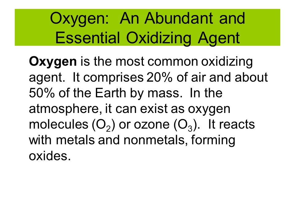 Burn and Unburn Oxidation and reduction always occur together